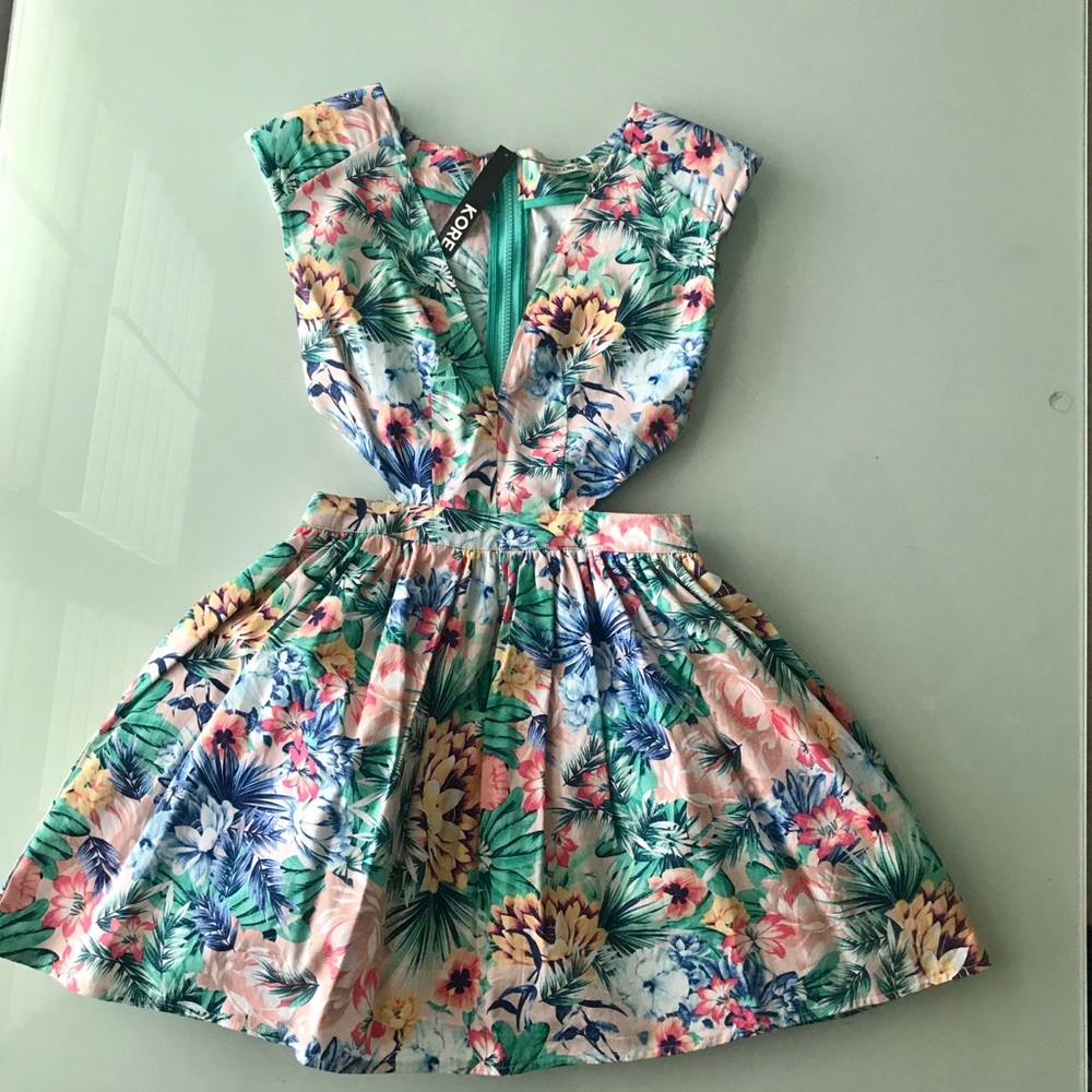 Boutique Floral mini dress S